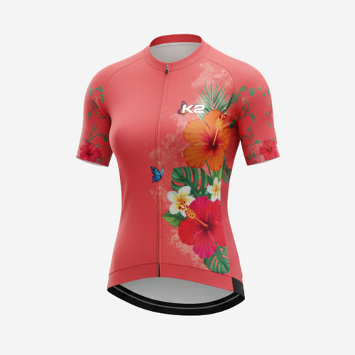 Custom Women's Short Sleeve Cycling Jersey - Personalized Bike Jersey