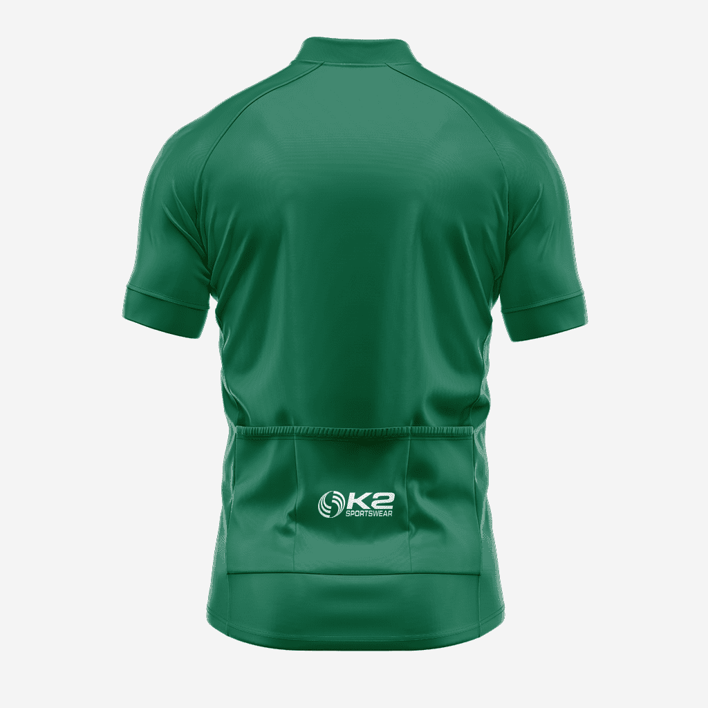 Bottle Green Short Sleeve Cycling Jersey for Men - K2 Sportswear | Custom Sports Uniforms & Apparels - K2 Sportswear