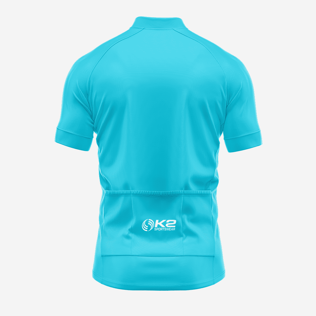 Dark Turquoise Men's Short Sleeve Cycling Jersey - K2 Sportswear | Custom Sports Uniforms & Apparels - K2 Sportswear