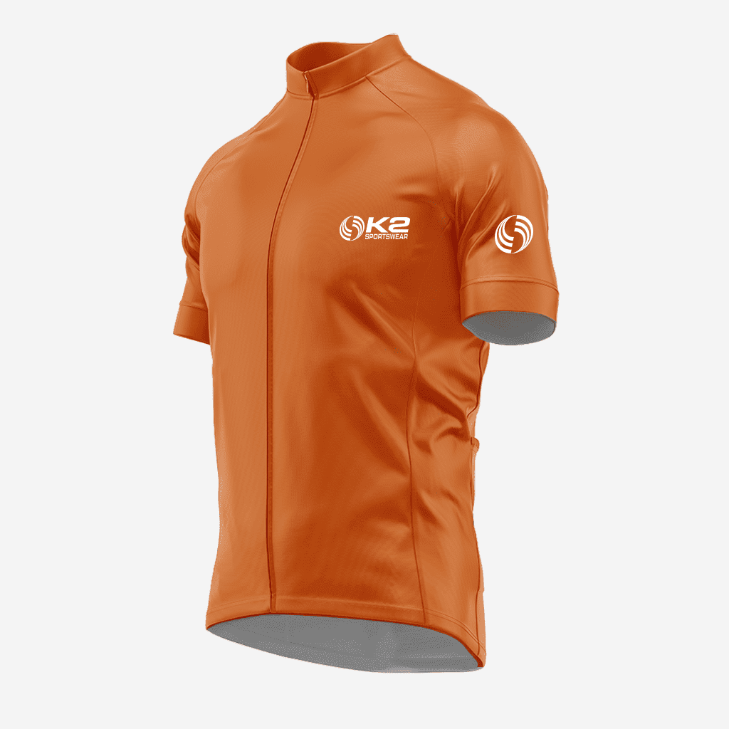 Pale Brown Men's Short Sleeve Cycling Jersey - Pro Ride - K2 Sportswear | Custom Sports Uniforms & Apparels - K2 Sportswear