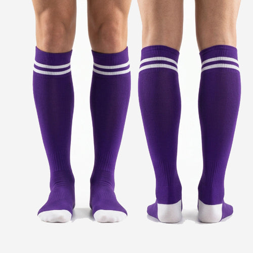 Custom Purple Soccer Socks - Royal Purple Matchday Socks