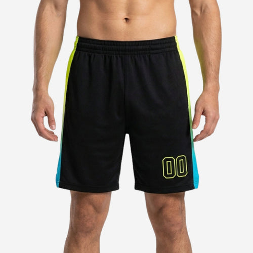 Season Long Custom Sublimated Basketball Shorts - Black Gradient Set