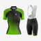 Premium Custom Cycling Kit for Women – Green and Black