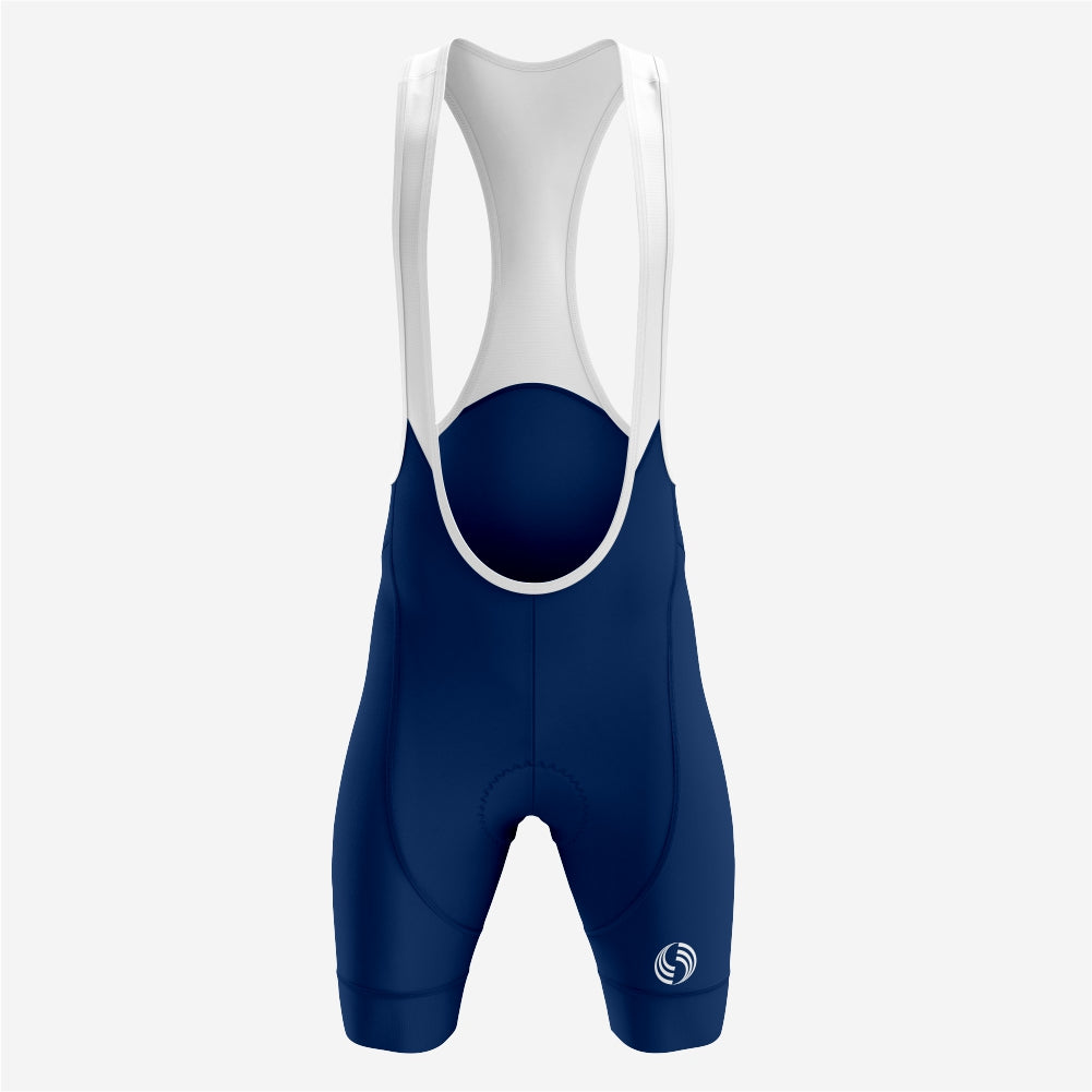 Cycling Bib Shorts in Oxford Blue for Men - Breathable & Durable