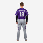 Personalized Baseball Uniform - Custom Jersey & Pants Uniform Set in Indigo Purple