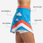 Personalized Cheer Uniform Skirt - Custom A-Line Cloud Athletic Performance Skirt