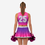 Youth & Adult Cheerleading Uniform Set - Personalized Gradient Design