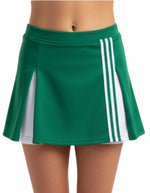 Personalized Cheer Skirt - Custom Sublimated Cheerleading Skirt Green