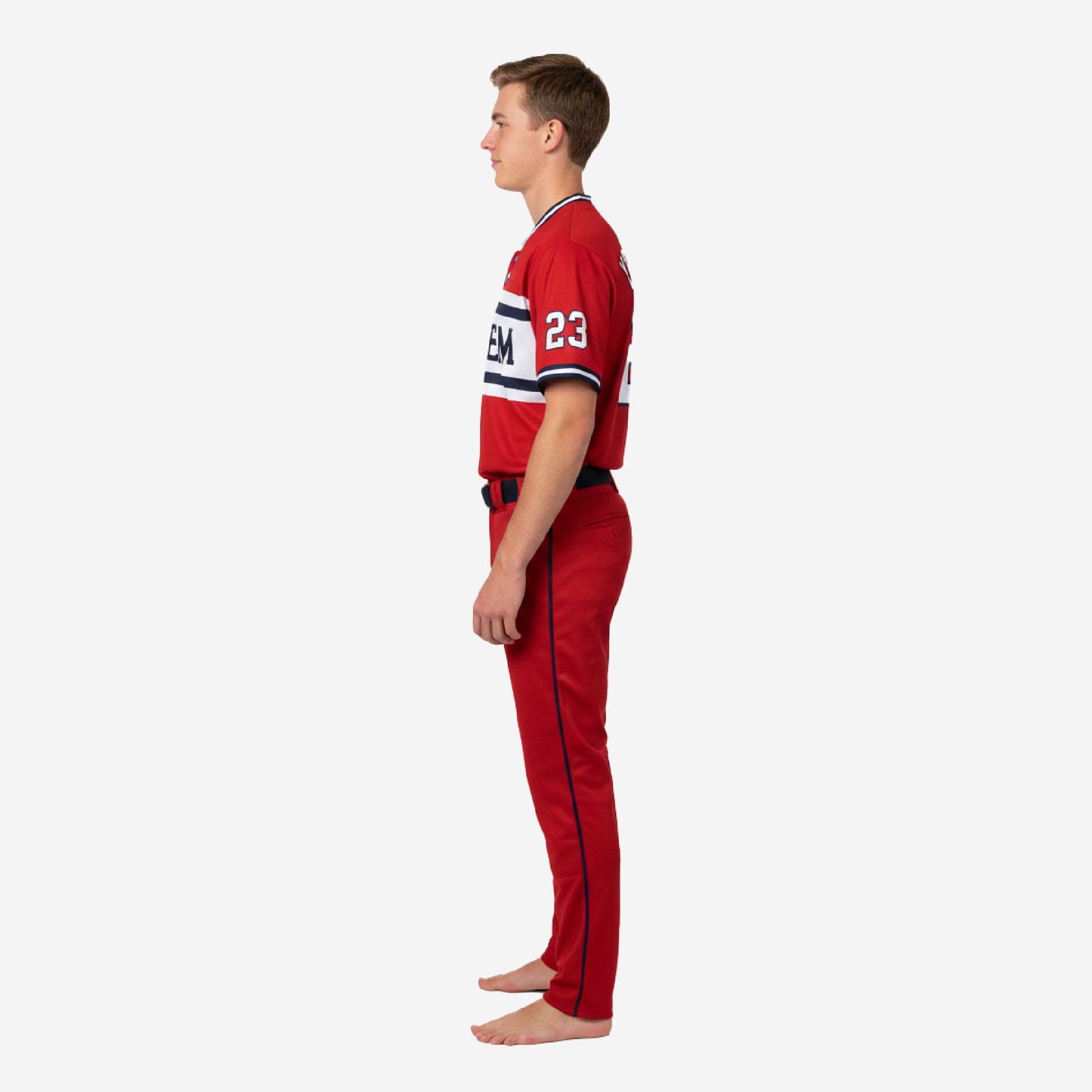 Personalized Youth Baseball Jersey & Pants - Custom Team Uniform Set in Red