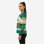 Custom Cheerleading Jersey - Green Long Sleeve Sublimation Print