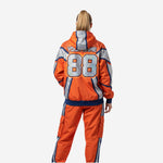 Personalized Orange Cheer Warmup Suit - Custom Hoodie Jacket & Pants Team Set