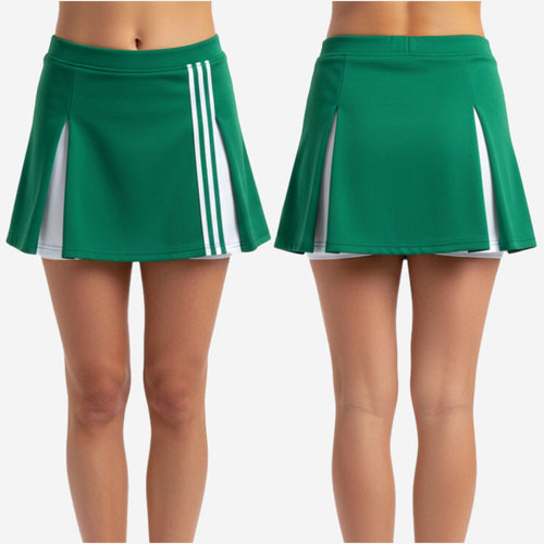Personalized Cheer Skirt - Custom Sublimated Cheerleading Skirt Green