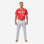 Personalized Baseball Uniform - Custom V-Neck Jersey & Pants Complete Team Set