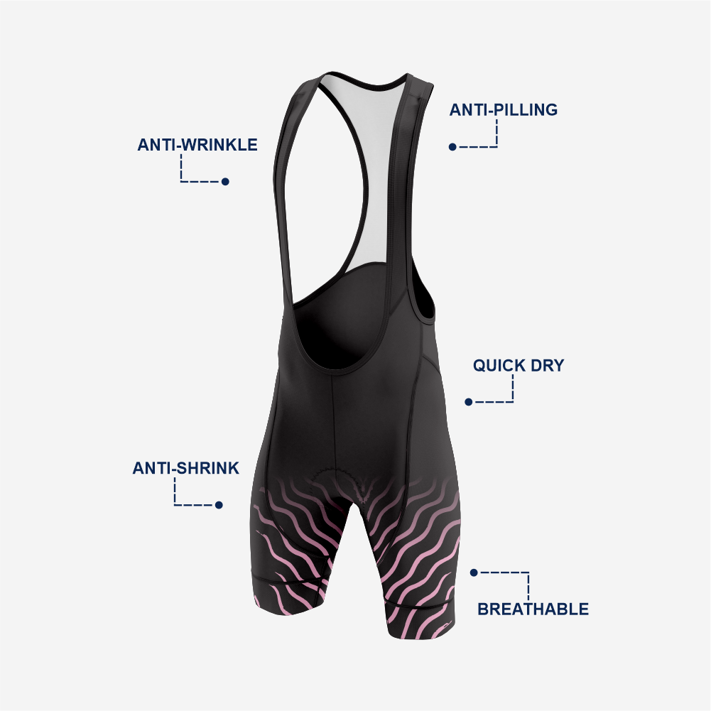 Premium Men's Cycling Bib Shorts – Breathable, Padded & Performance