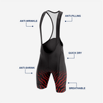 Men’s Black Cycling Bib Shorts for Comfort & Endurance - K2 Sportswear | Custom Sports Uniforms & Apparels - K2 Sportswear
