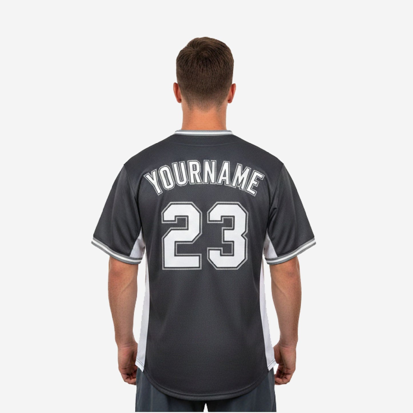Custom Baseball Team Jersey - Full Button Baseball Jersey Custom Name & Number