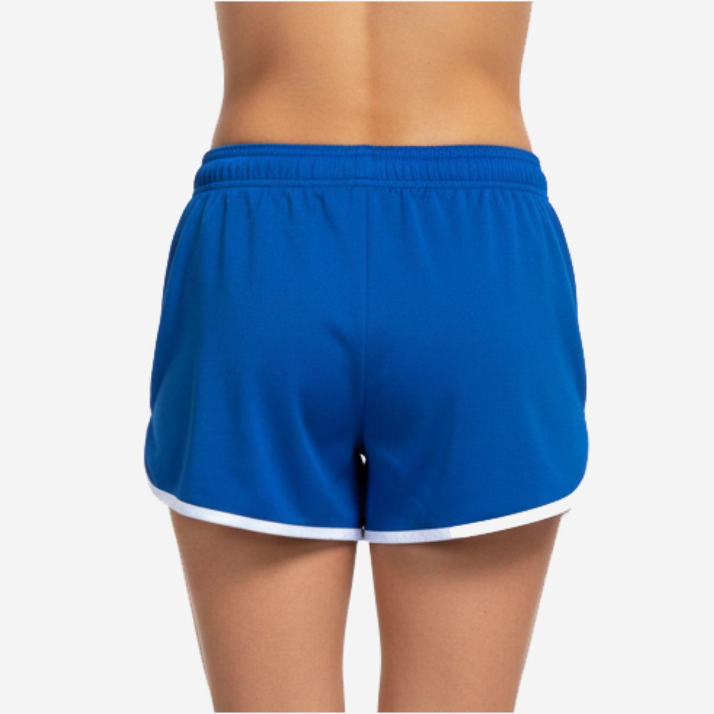 Custom Cheerleading Blue Shorts - Athletic Practice Shorts with Drawstring