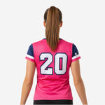 Short Sleeve Cheerleading Top - Crew Neck Team Colors Athletic Wear