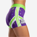 Personalized Cheer Team Shorts - Custom Athletic Performance Shorts Purple