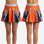 Custom Cheerleading A-Line Skirt - Lightning Bolt Athletic Performance Skirt