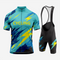 Men’s Cycling Jersey and Shorts Set - Dark Turquoise