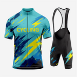 Men’s Cycling Jersey and Shorts Set - Dark Turquoise - K2 Sportswear | Custom Sports Uniforms & Apparels - K2 Sportswear