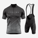 Dark Gray Performance Cycling Jersey and Shorts Set - K2 Sportswear | Custom Sports Uniforms & Apparels - K2 Sportswear