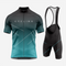 Men’s Cycling Jersey and Shorts Set – Road Bike Clothing Dark Cyan