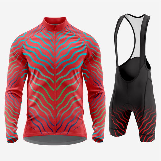 Men’s Long Sleeve Bicycle Jersey Quick‑Dry Set
