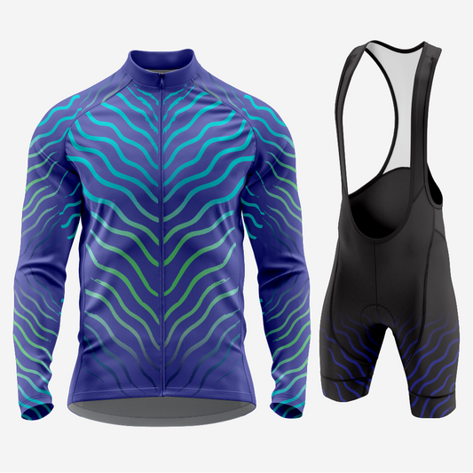Men’s Long Sleeve Bicycle Jersey Quick‑Dry Set