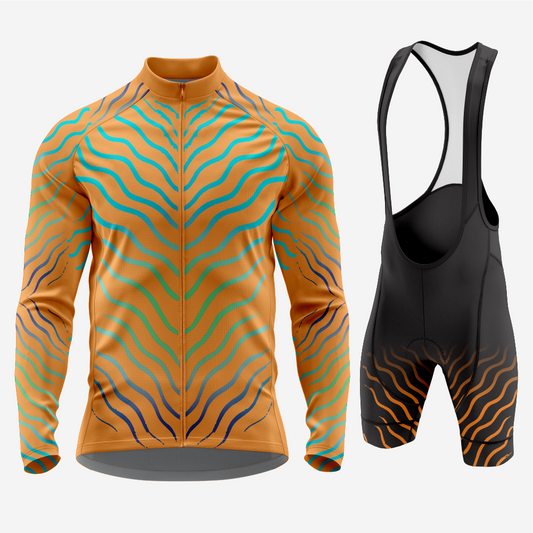 Men’s Long Sleeve Bicycle Jersey Quick‑Dry Set