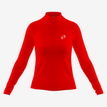 Premium Red Women's Long Sleeve Cycling Jersey - K2 Sportswear | Custom Sports Uniforms & Apparels - K2 Sportswear