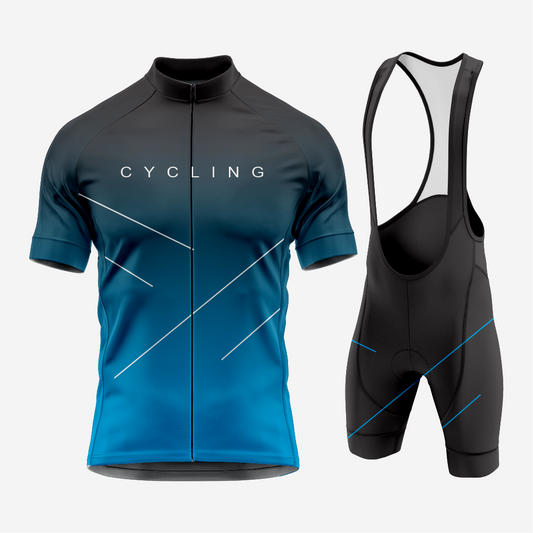Pro-Fit Men’s Cycling Kit – Persian Blue Road Cycling Apparel
