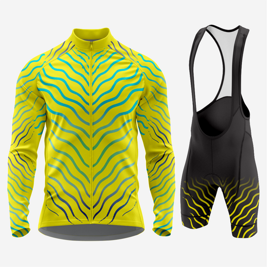 Men’s Long Sleeve Cycling Jersey Quick‑Dry Set