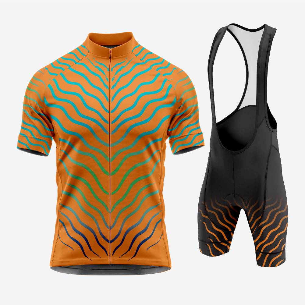Road Bike Jersey & Bib Shorts – Gel‑Padded Bibs for Men
