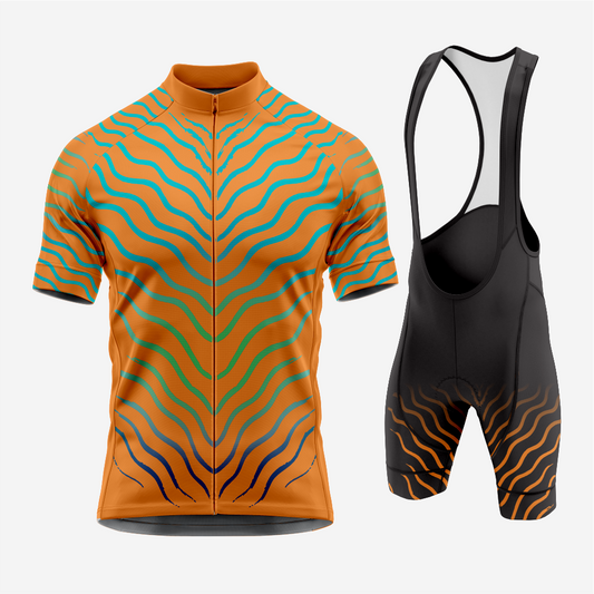 Road Bike Jersey & Bib Shorts – Gel‑Padded Bibs for Men