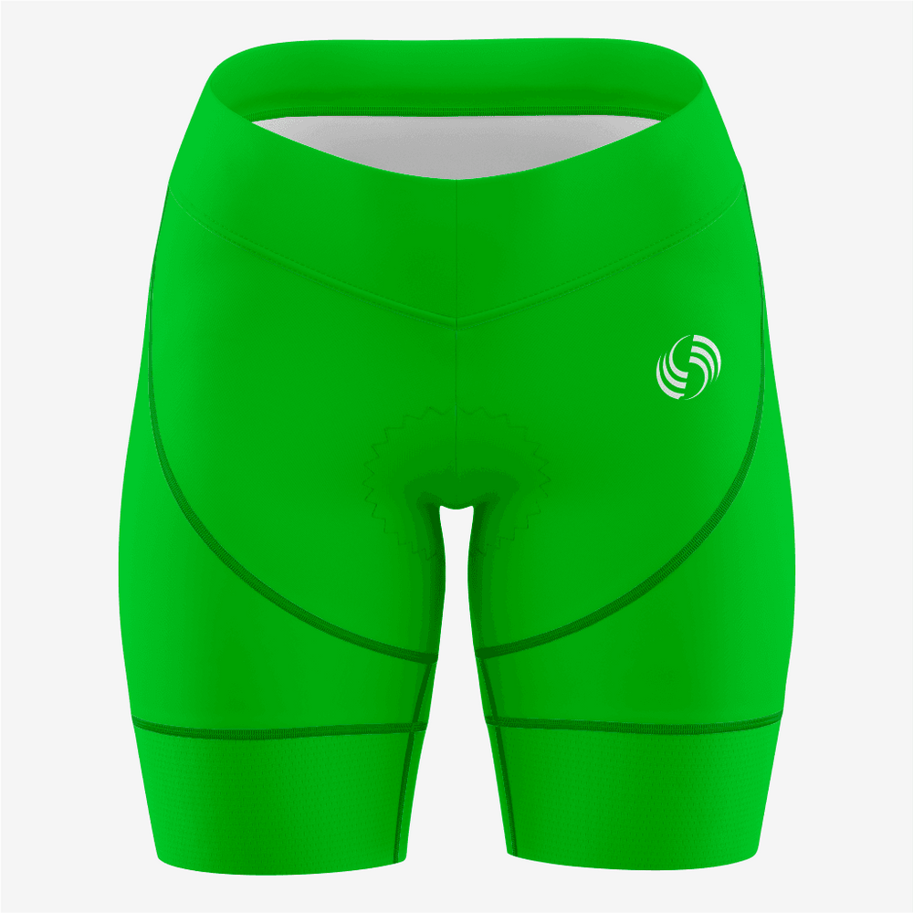 Personalisierte grüne Damen-Radhose