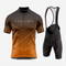 Premium Men’s Cycling Apparel – Road Cycling Jersey & Bib Shorts in Orange/Black