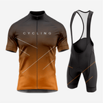 Premium Men’s Cycling Apparel – Road Cycling Jersey & Bib Shorts in Orange/Black - K2 Sportswear | Custom Sports Uniforms & Apparels - K2 Sportswear