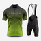 Men’s Cycling Jersey and Shorts Set – Road Bike Clothing Olive