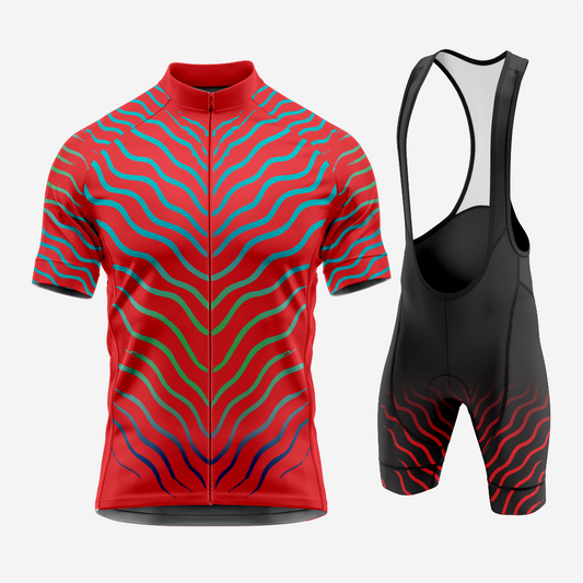 Road Bike Jersey & Bib Shorts – Gel‑Padded Bibs for Men