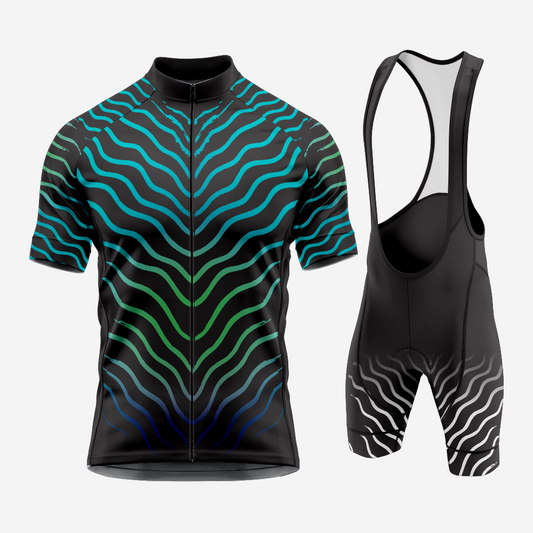 Road Bike Jersey & Bib Shorts – Gel‑Padded Bibs for Men