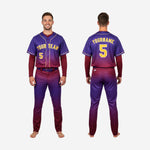 Custom Baseball Team Uniform - Jersey & Pants Custom Name Number