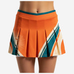 Custom Cheerleading Skirt in Orange - Athletic Performance Skirt