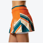 Custom Cheerleading Skirt in Orange - Athletic Performance Skirt