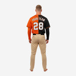 Custom Baseball Team Uniform - Jersey & Pants Custom Name Number Flame Black