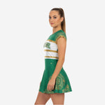 Personalized Cheer Competition Dress - Cheer Uniform in Green