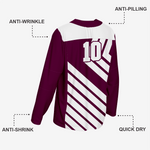 Custom Ice Hockey Jersey in Dark Purple - K2 Sportswear | Custom Sports Uniforms & Apparels - K2 Sportswear