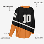 Bronze/Black Personalized Ice Hockey Jersey – Team Wear - K2 Sportswear | Custom Sports Uniforms & Apparels - K2 Sportswear