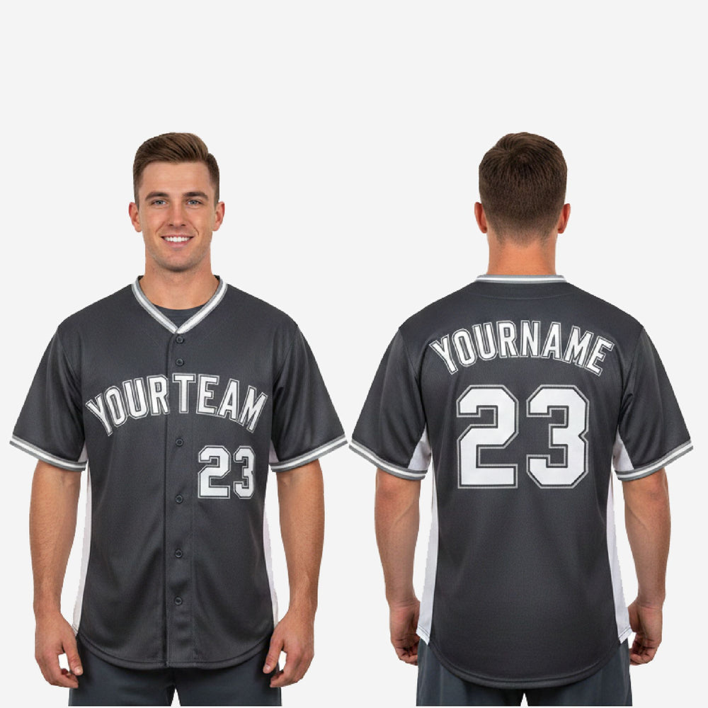 Custom Baseball Team Jersey - Full Button Baseball Jersey Custom Name & Number